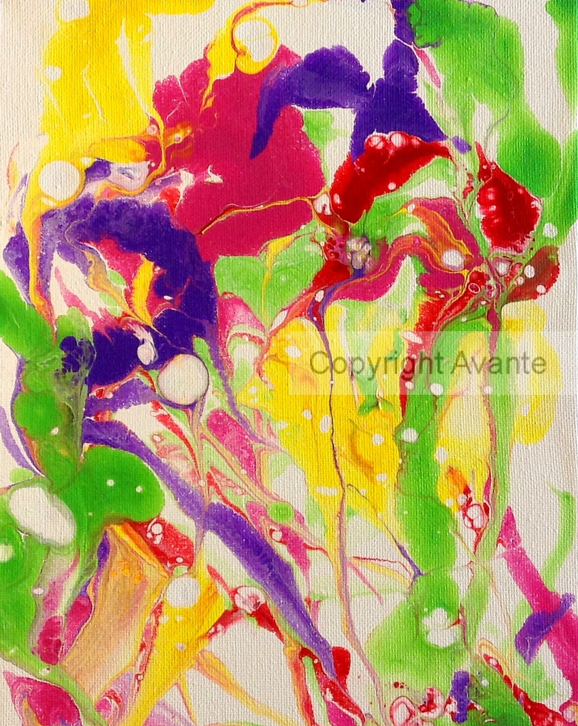 1137x1427 Spring Fling Flowers 2 Art Print - Avante Painting