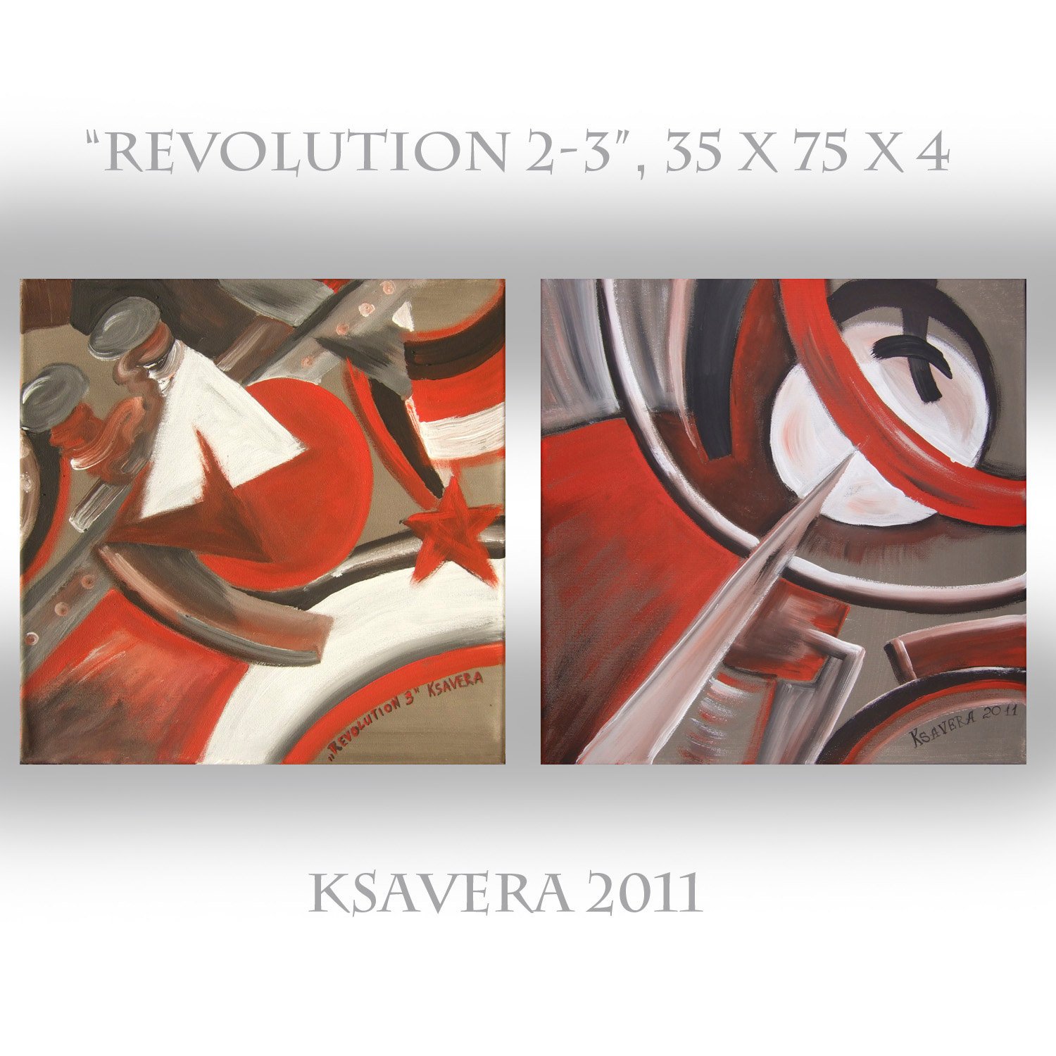 1500x1500 Propaganda Avante Garde Russian Cubist Original Painting Cubism - Avante Painting