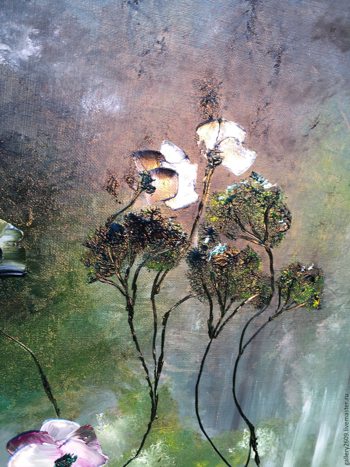 1125x1500 Oil Painting Avatar Green Pink White Shop Online On Livemaster - Avatar Painting