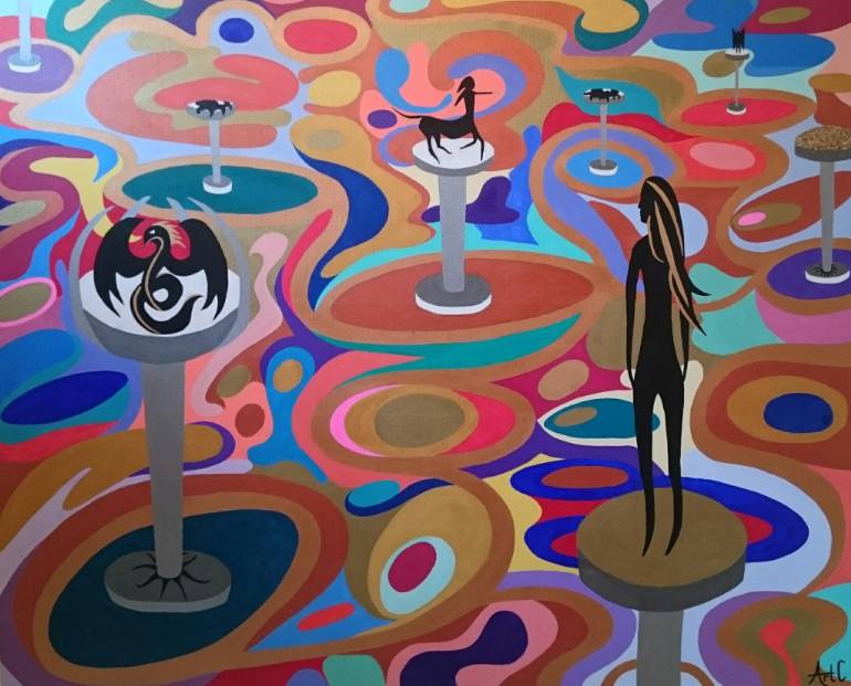 770x621 Saatchi Art Avatar Painting By Tina Kaul - Avatar Painting