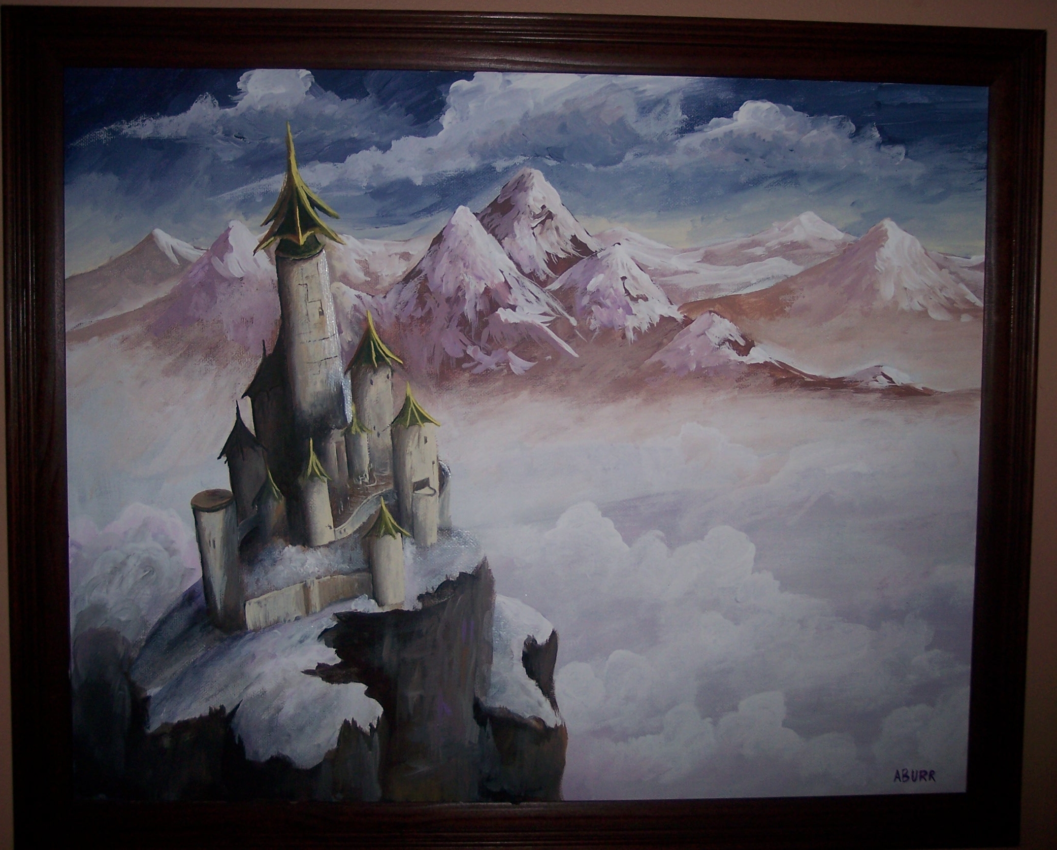 2081x1675 Northern Air Temple (Avatar The Last Airbender) Aaron Burr - Avatar The Last Airbender Painting