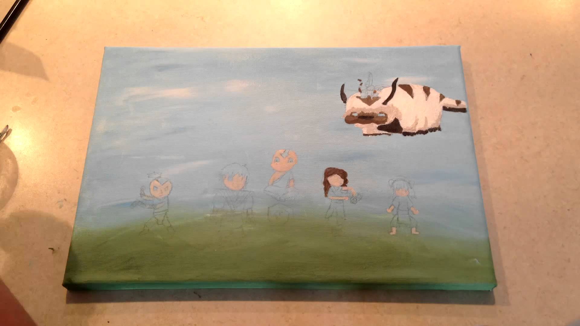 1920x1080 Painting Miss Daisy Avatar The Last Airbender Ep.4 - Avatar The Last Airbender Painting