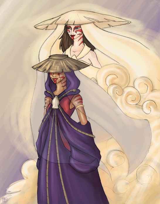 546x698 The Painted Lady By Blackbirdsfly Avatar The Last Airbender - Avatar The Last Airbender Painting