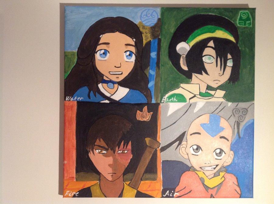 900x672 Avatar The Last Airbender Painting By Mashil - Avatar The Last Airbender Painting