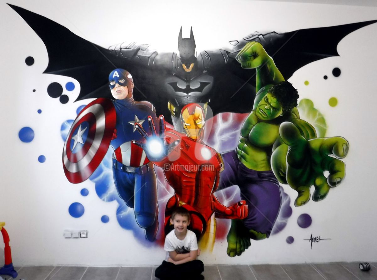 1200x890 Avengers - Avengers Painting