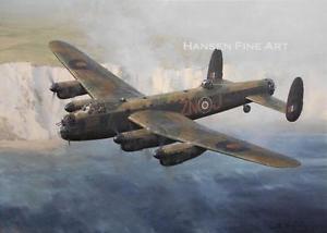 300x214 Avro Lancaster 106 Sqd Limited Edition Aviation Painting Art Print - Aviation Painting