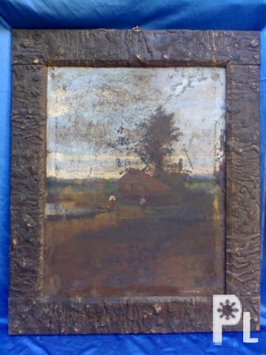 375x500 A 1929 Oil Painting By Canuto Avila Iloilo City For Sale - Avila Painting