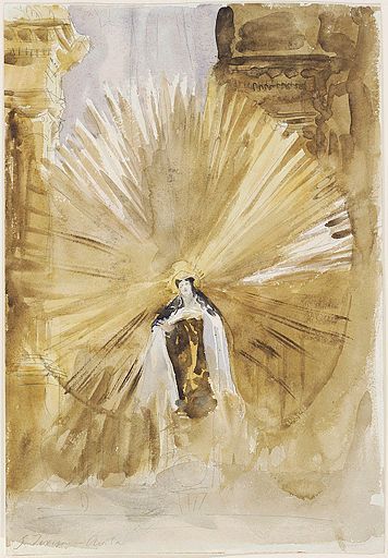 356x512 St. Teresa Of Avila Painting By John Singer Sargent St. Teresa Is - Avila Painting