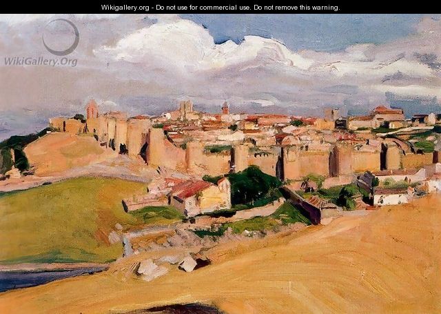 640x455 View Of Avila - Avila Painting