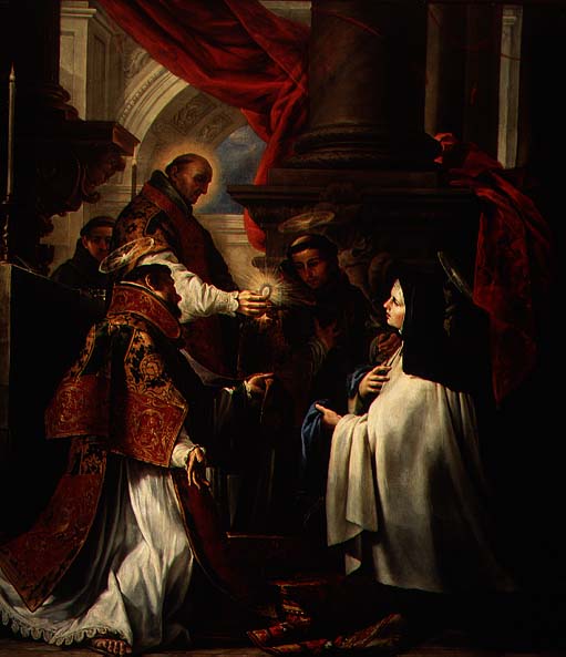 511x593 Communion Of St Teresa Of Avila Painting Claudio Coello Oil - Avila Painting
