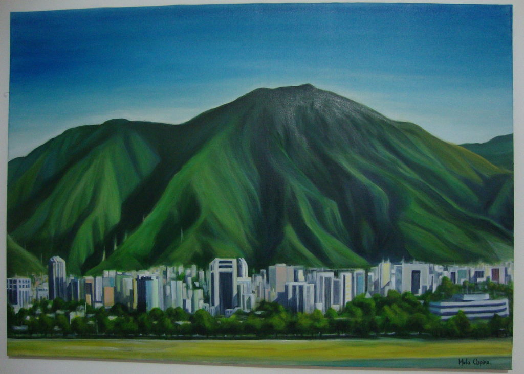 1024x732 El Avila Desde La Carlota Mirla Mercedes Ospino Herrera - Avila Painting