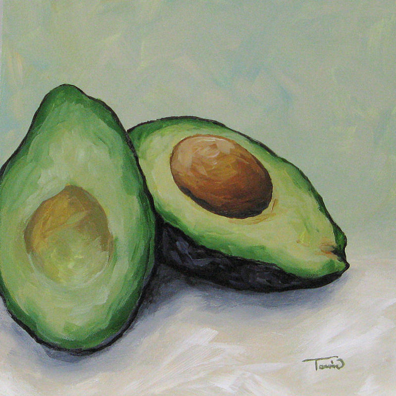 800x800 Avocado Painting By Torrie Smiley - Avocado Painting