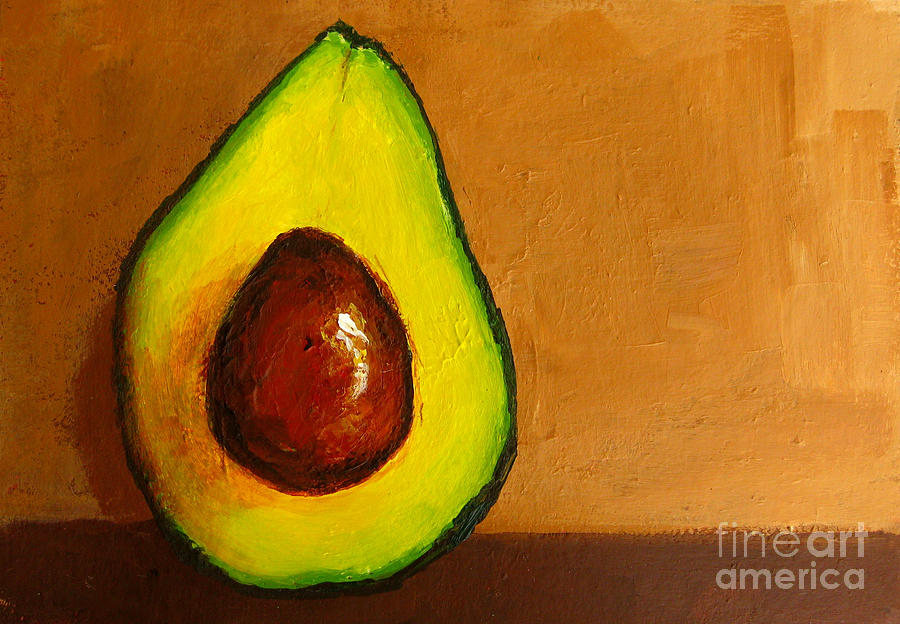 900x624 Avocado Palta Vi Painting By Patricia Awapara - Avocado Painting