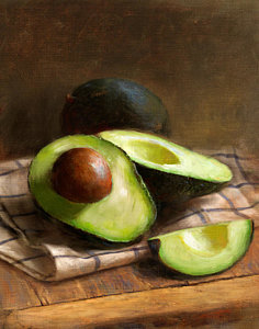 236x300 Avocados Painting By Robert Papp - Avocado Painting