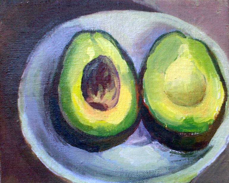 770x616 Saatchi Art Avocado Painting By - Avocado Painting