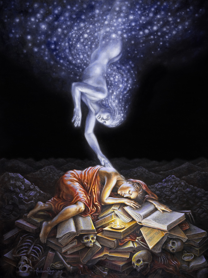 720x959 Original Painting The Awakening Autumn Skye Art - Awakening Painting