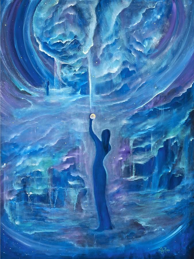 675x900 Quantum Awakening Painting By Lily Nava - Awakening Painting