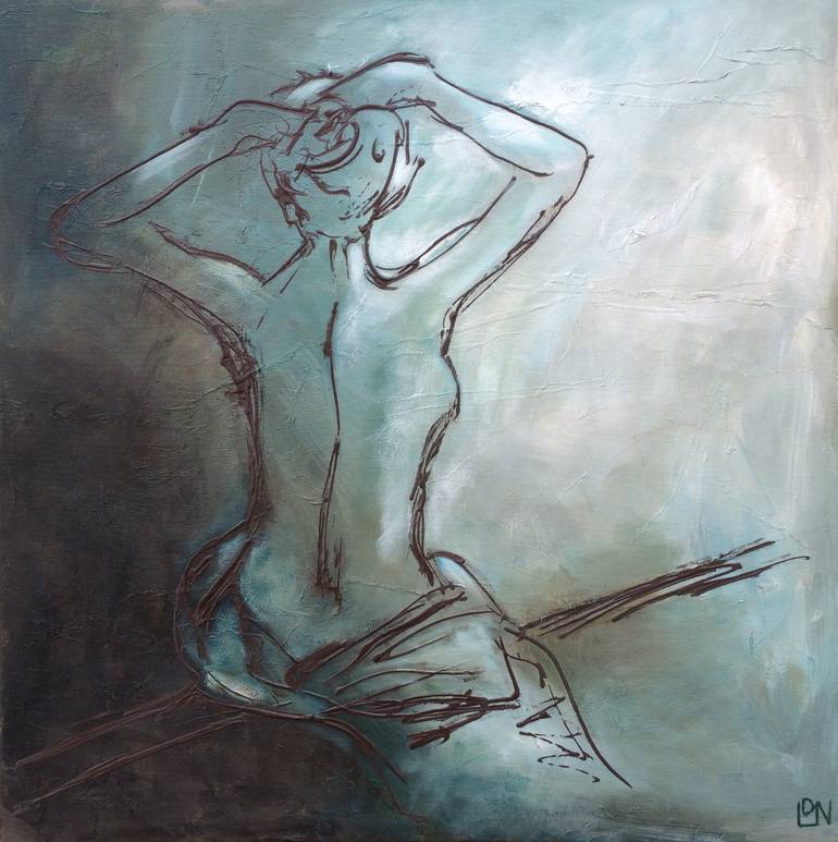 770x773 Saatchi Art Awakening Painting By Linda Dammann - Awakening Painting