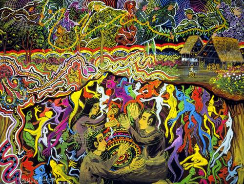 500x377 Pablo Amaringo Gallery - Ayahuasca Painting