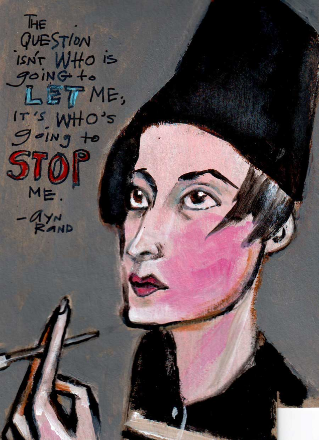 635x876 Reading Coding Through Ayn Rand's Atlas Shrugged Foucault Plus - Ayn Rand Painting