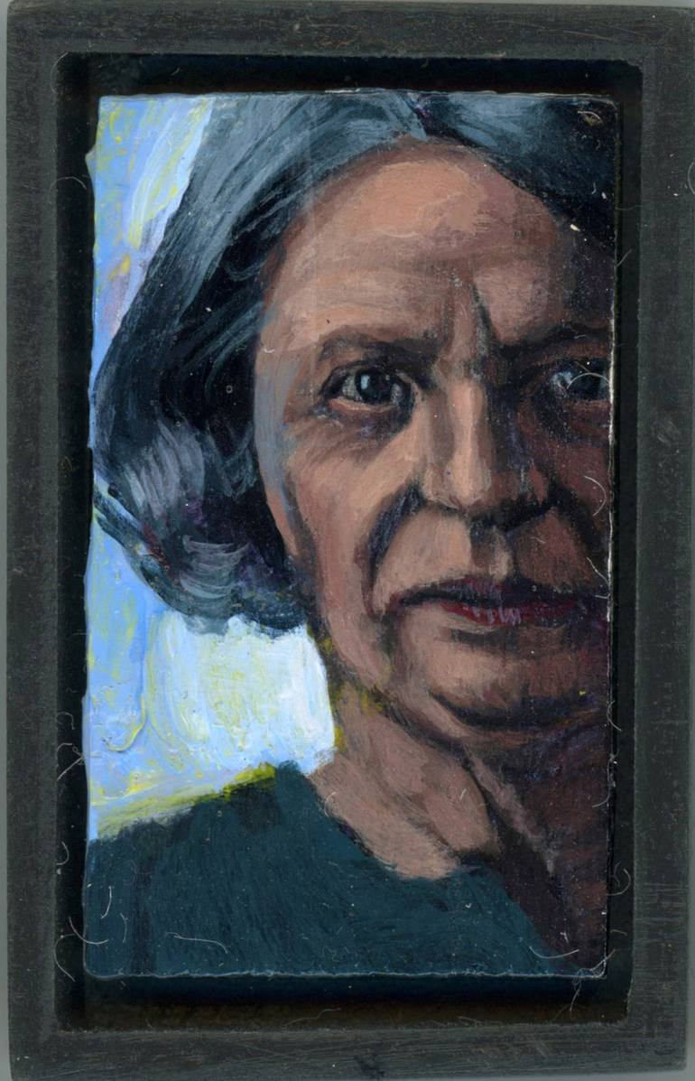 770x1197 Saatchi Art Ayn Rand Painting By Zach Mendoza - Ayn Rand Painting