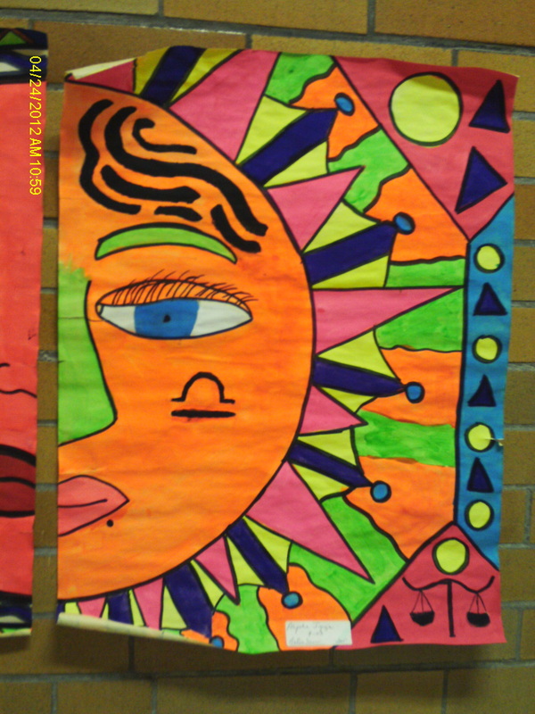 600x800 Aztec Sun Design - Aztec Art Painting