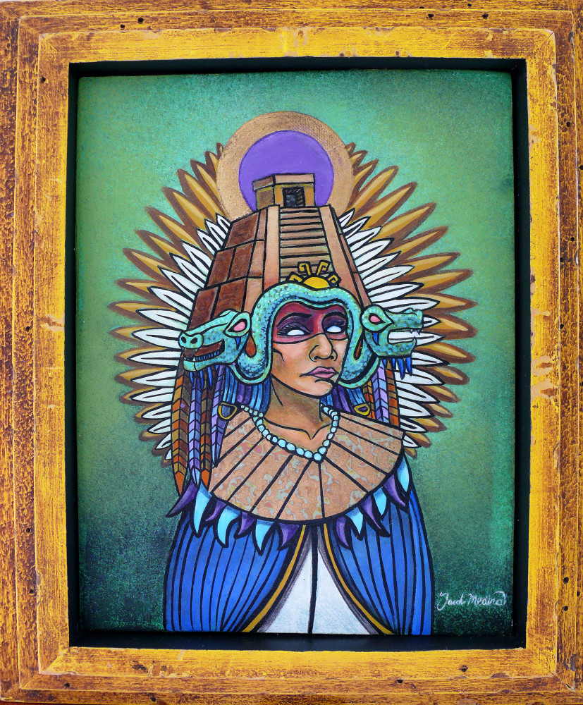 Aztec Art Painting at PaintingValley.com | Explore collection of Aztec ...