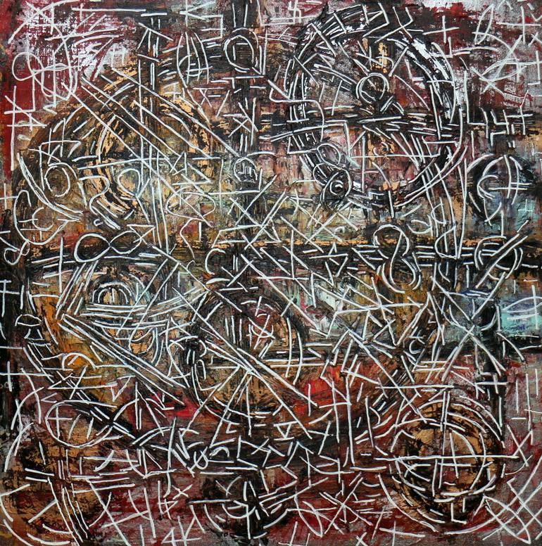 770x776 Saatchi Art Aztec Painting By Ujala Khan - Aztec Art Painting