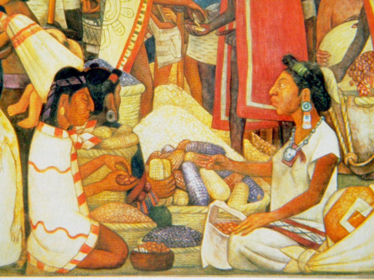 1200x900 Aztec Art History - Aztec Art Painting