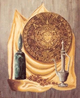 336x412 Aztec Calendar (Arvanitis) - Aztec Calendar Painting
