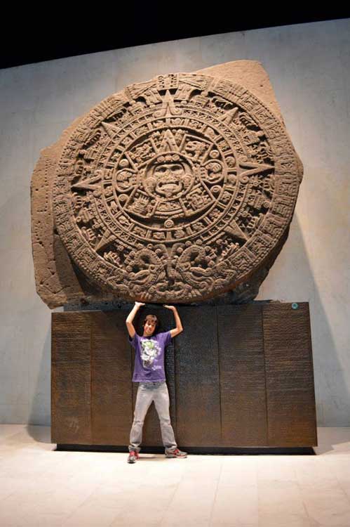 499x750 Mexicolore - Aztec Calendar Painting