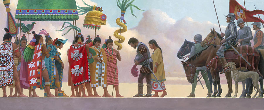 Aztec Painting at PaintingValley.com | Explore collection of Aztec Painting