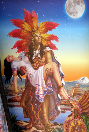 338x500 Aztec Painting Winfield Sterling - Aztec Painting