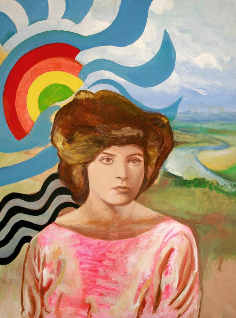 770x1038 Saatchi Art Aztec Warrior Painting By Miles Phillips - Aztec Warrior Painting