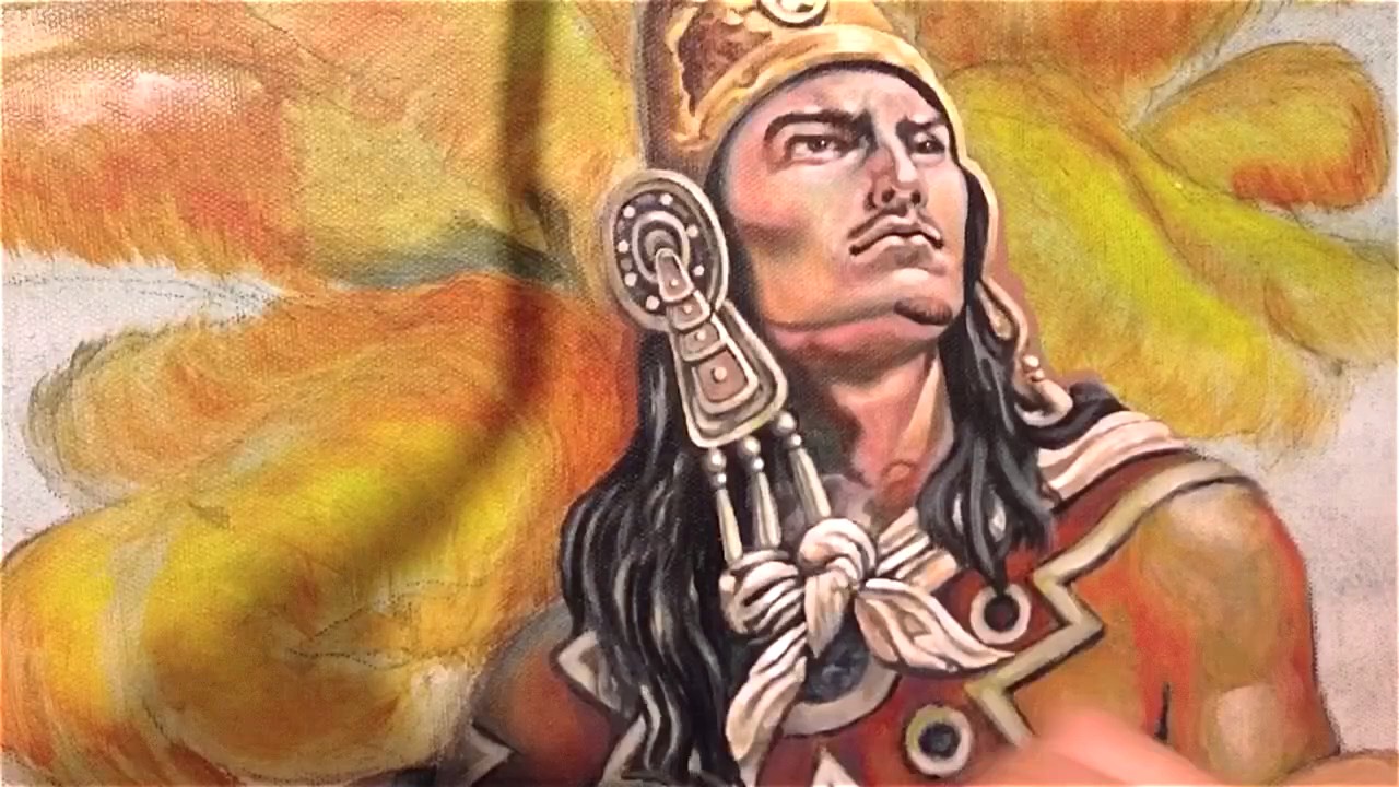 1280x720 Grandeza Azteca Speed Painting 2017 - Azteca Painting