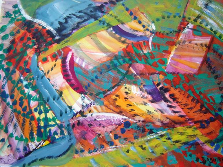 770x578 Saatchi Art Azteca 4 Painting By Josefina Aguirre Liao - Azteca Painting