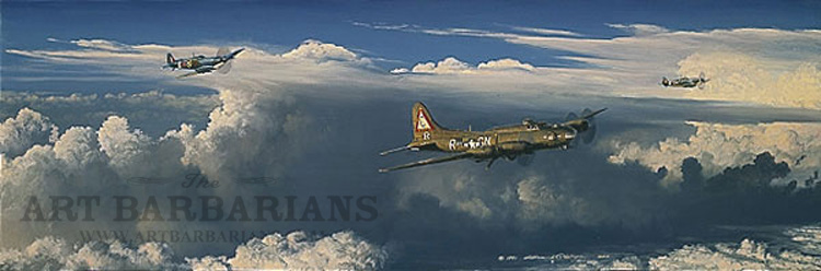 750x248 Wildlife Art Prints Plus Original Paintings With A Wide Selection - B 17 Painting