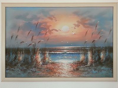 400x300 Original Duggan Oil Painting 8x10 Ocean Scene - B Duggan Painting