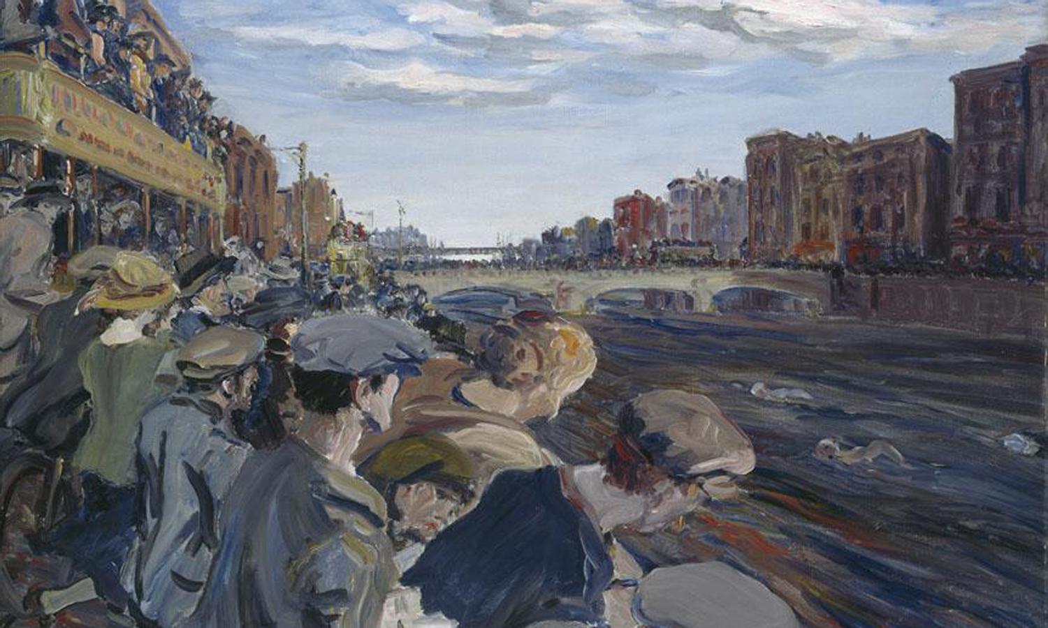 1500x900 The Liffey Swim By Jack B. Yeats National Gallery Of Ireland - B Painting