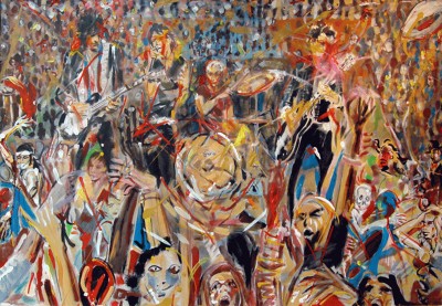 400x277 B Stage, Original Painting By Ronnie Wood San Francisco Art Exchange - B Painting