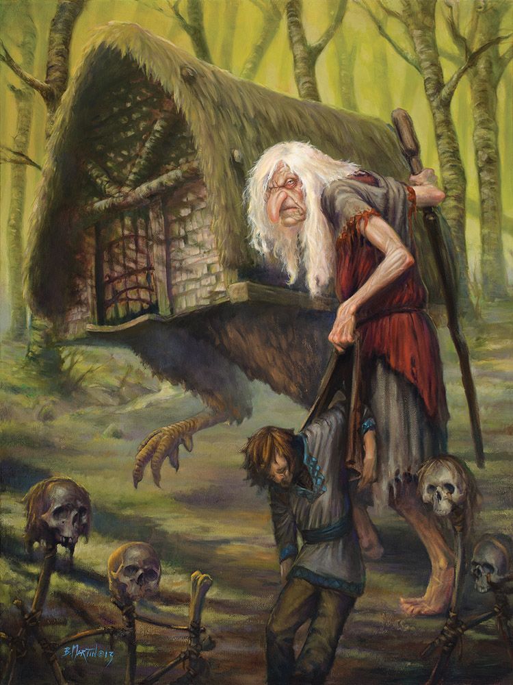 750x1000 Baba Yaga By On @ Britt - Baba Yaga Painting