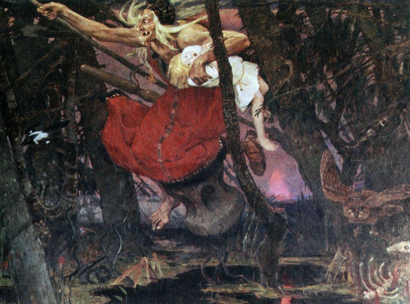 1400x1037 The Enduring Allure Of Baba Yaga, An Ancient Swamp Witch Who Loves - Baba Yaga Painting