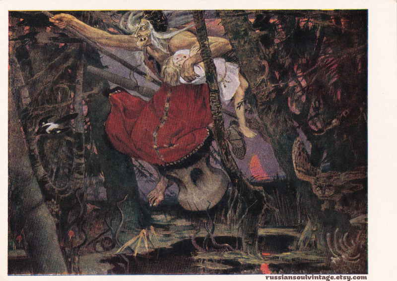 800x567 Artwork By Viktor Vasnetsov - Baba Yaga Painting
