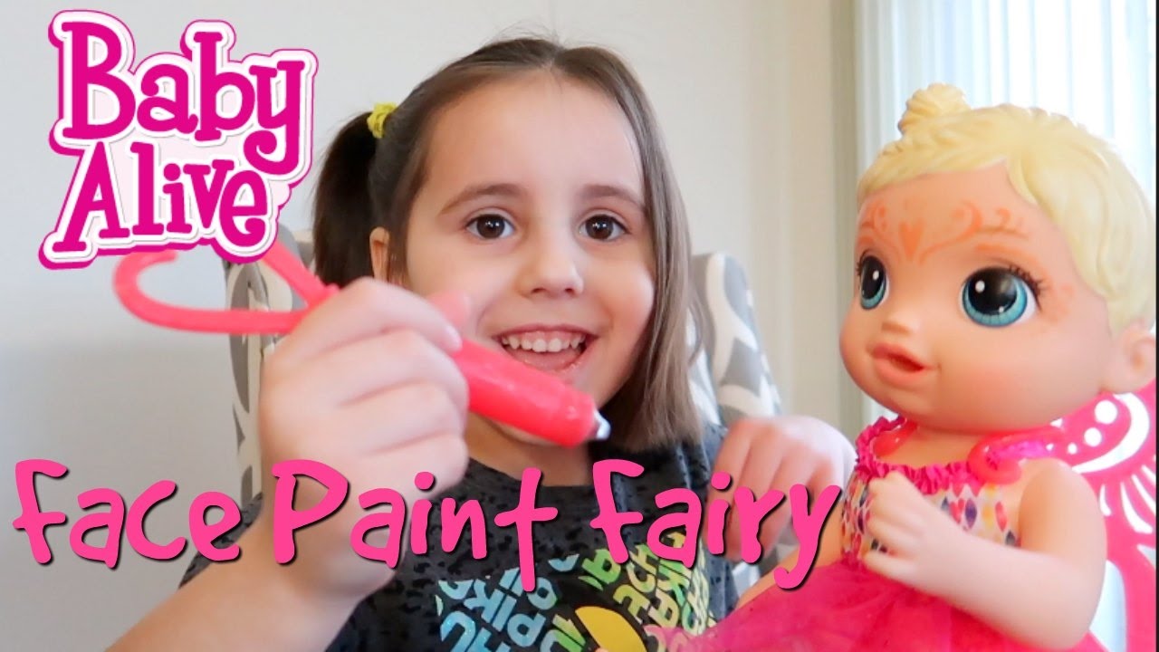 1280x720 New Baby Alive Face Paint Fairy!!! - Baby Alive Painting