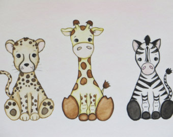 340x270 Animal Lovers Curated By Fine Art And Jewelry Team On Etsy - Baby Animal Painting