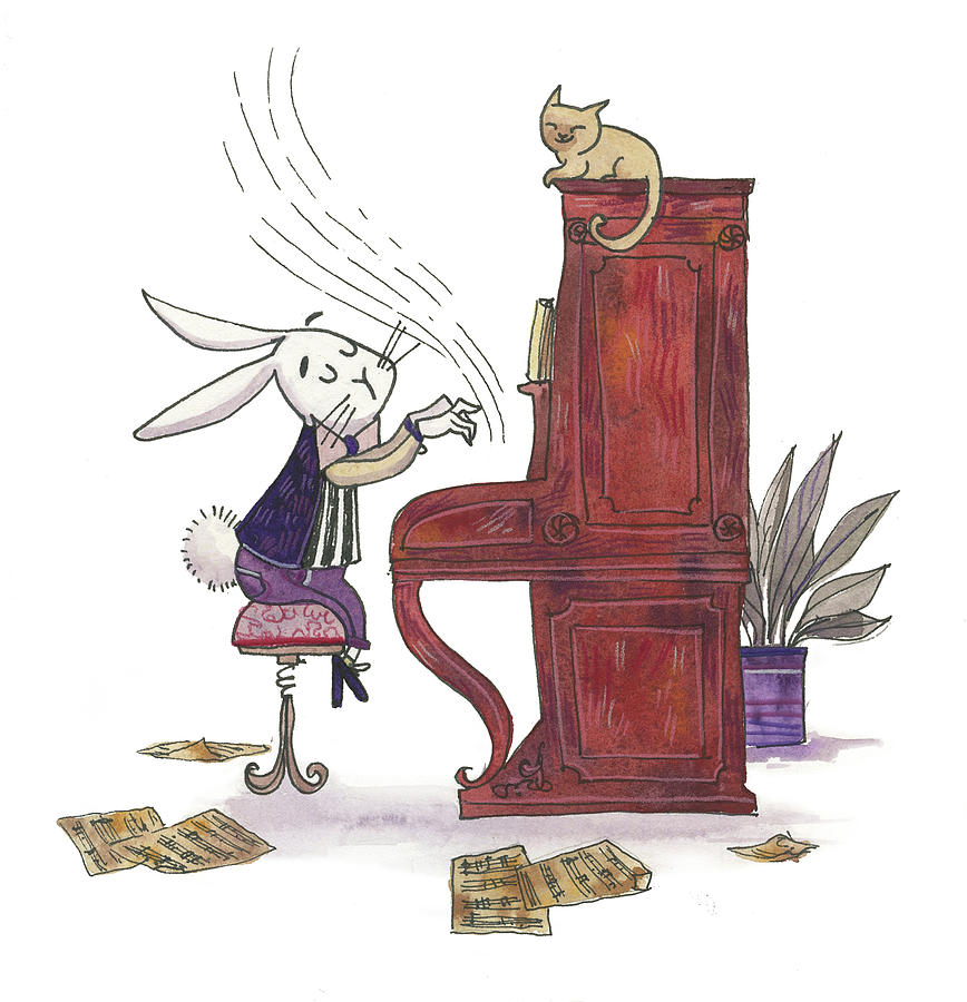 868x900 Art Animal - Baby Animal Painting