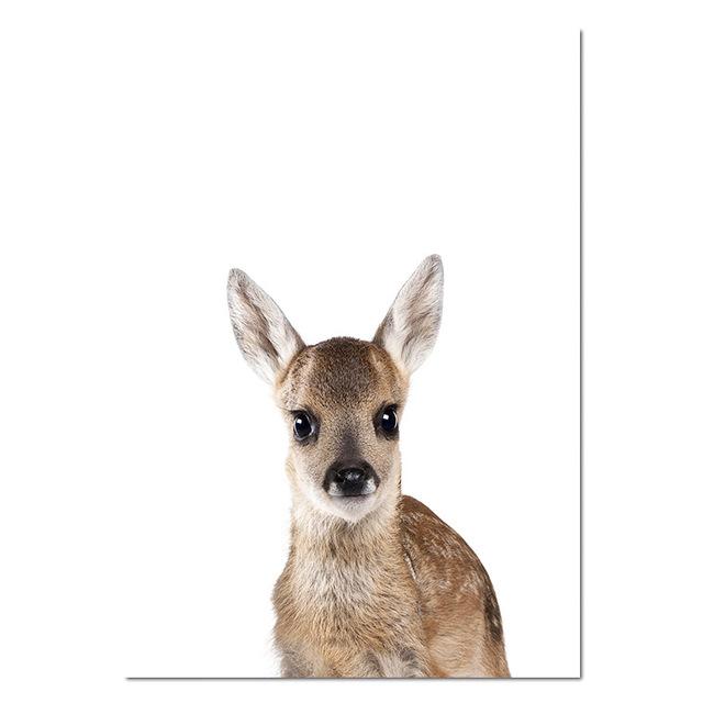 640x640 Baby Animal Nursery Prints Painting Picture Children Decoration Ebay - Baby Animal Painting