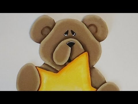 480x360 Painting A Teddy Bear - Baby Bear Painting