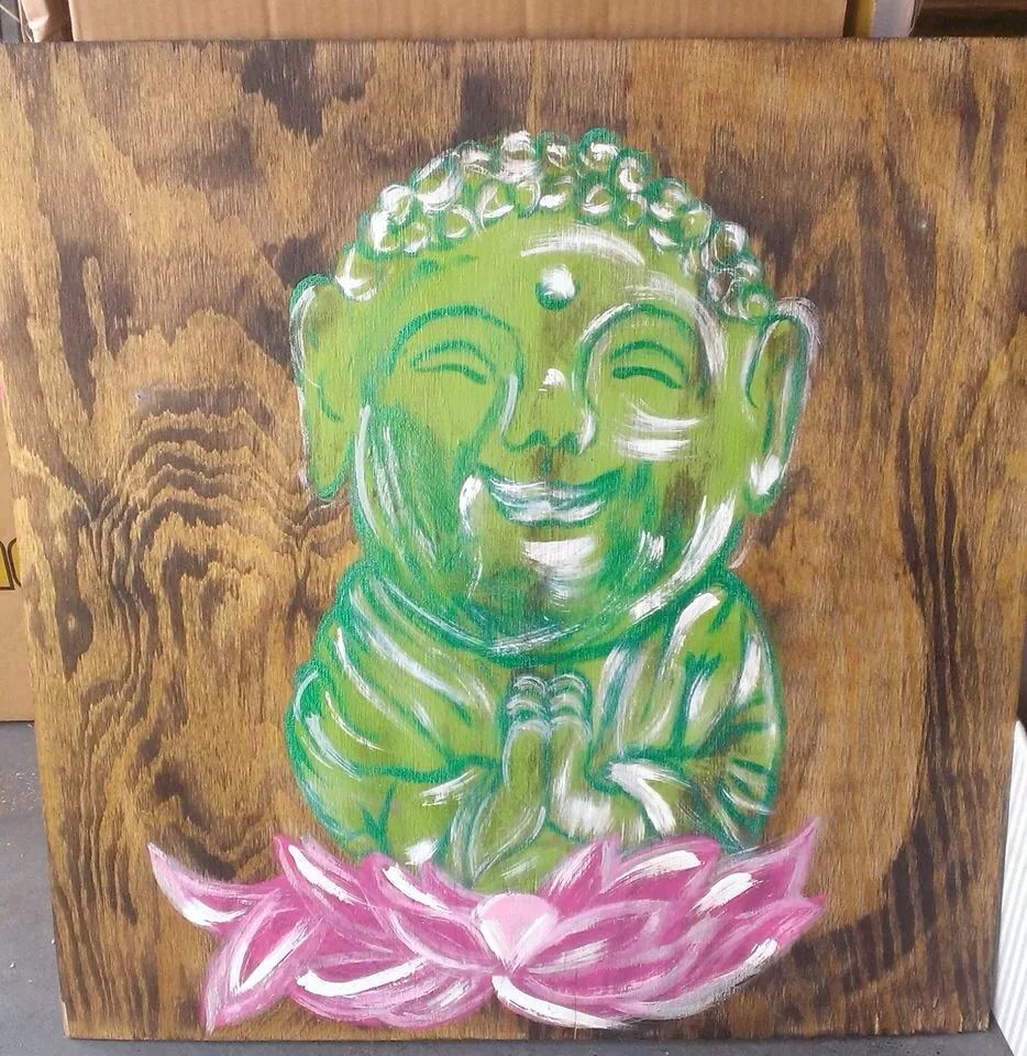 934x960 Baby Buddha Painting 2014 My Artwork - Baby Buddha Painting