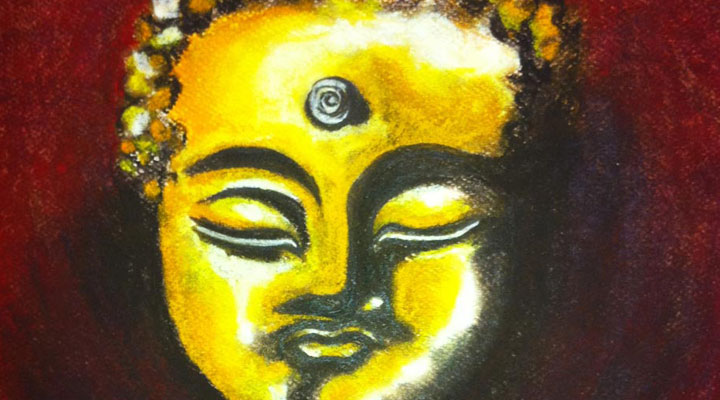 720x400 Darwin Erazo Baby Buddha - Baby Buddha Painting